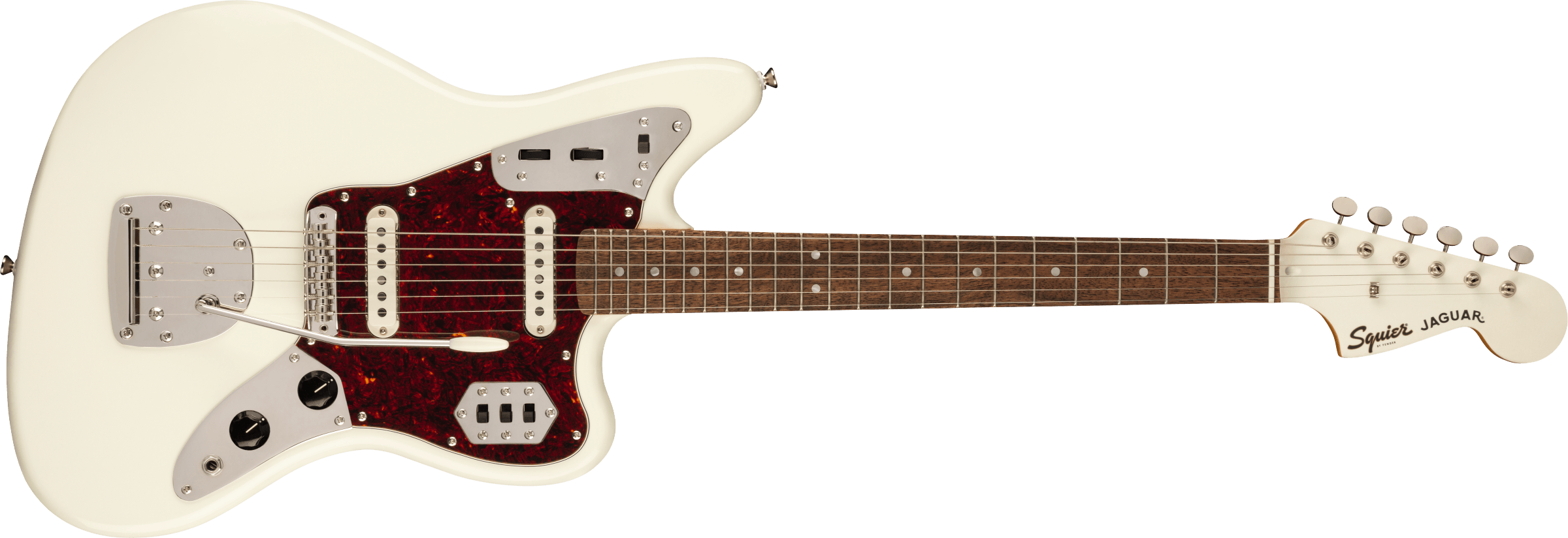 Fender Squier Classic Vibe 60's Jaguar LRL Olympic White