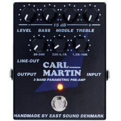 carl martin 3 band parametric preamp