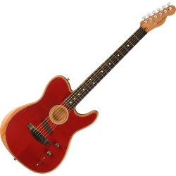 Fender Acoustasonic American Telecaster EB Crimson Red