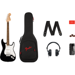 Fender Affinity Stratocaster Mustang Micro Pack LRL Black fender_affinity_stratocaster_mustang_micro_pack_lrl_black