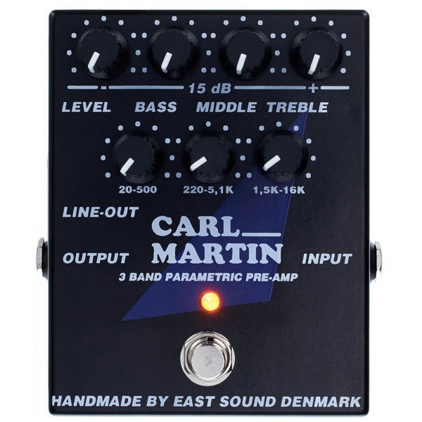 carl martin 3 band parametric preamp