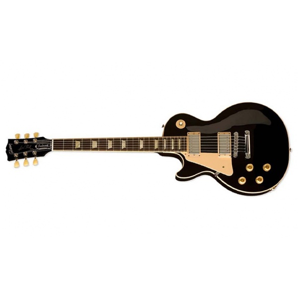 gibson lp traditional left hand ebony